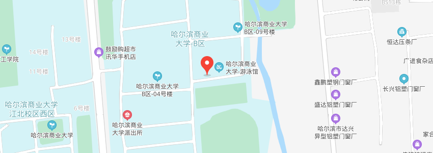 哈尔滨商业大学学校地图